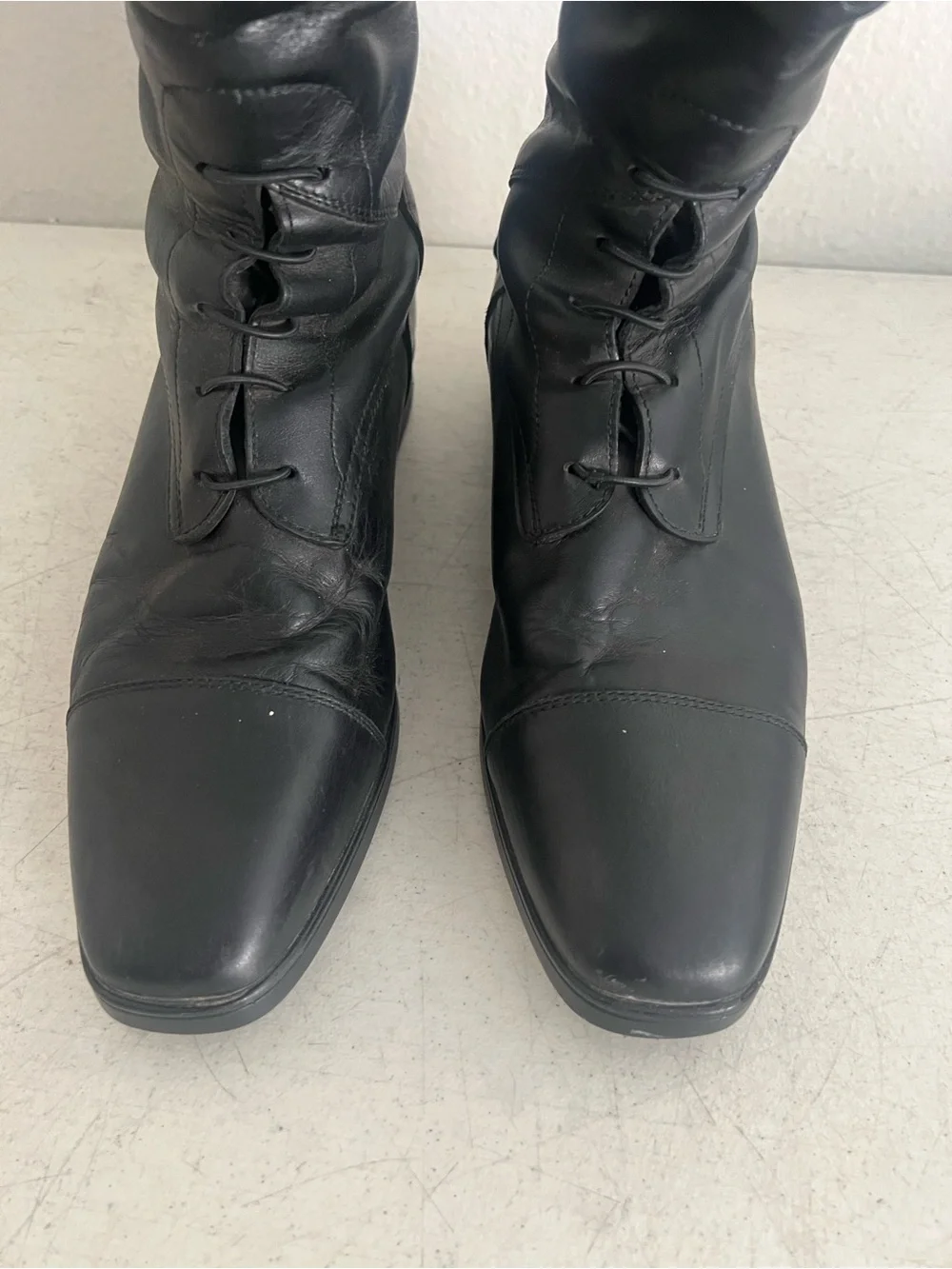 Classic Black Over-the-Knee Riding Boots